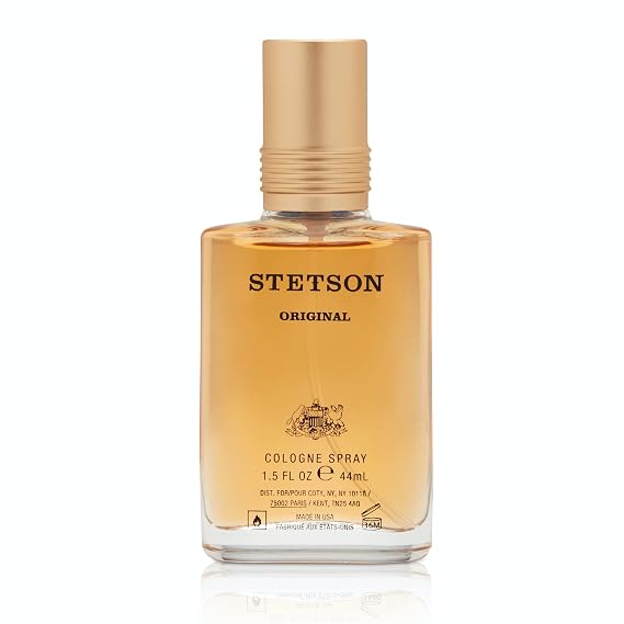 Stetson Original Cologne for Men, Bold and Classic Mens Perfume, 1.5 Fl Oz | Woody, Earthy, Casual & Masculine Fragrance for Everyday Wear, Great Gift, Citrus, Patchouli & Tonka Bean Notes