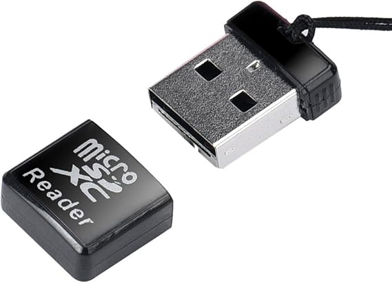 MINI Super Speed Micro SD/SDXC TF USB 2.0 Card Reader Adapter