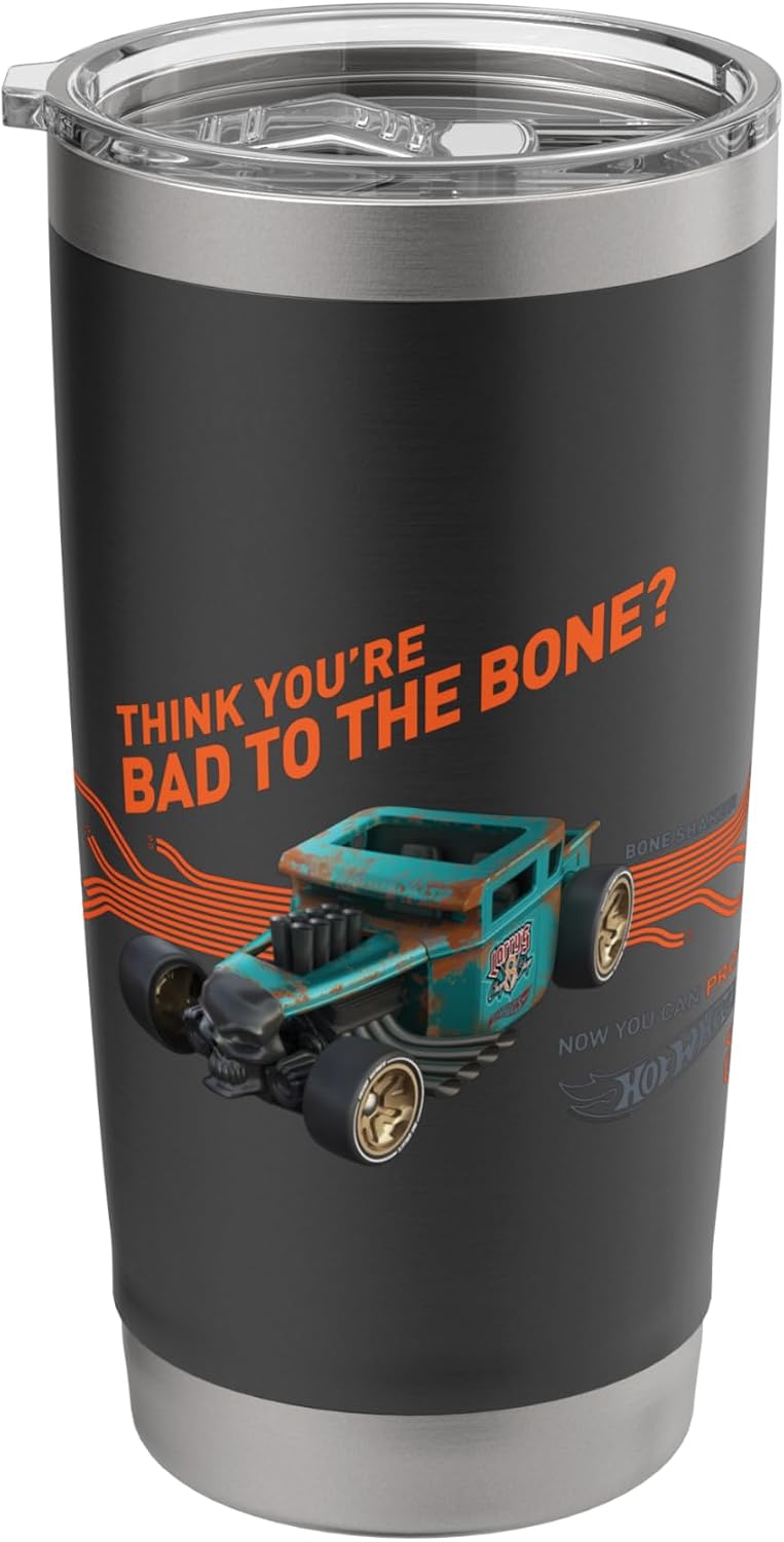 Hot Wheels - ID Bad to the Bone Stainless Steel Insulated Tumbler