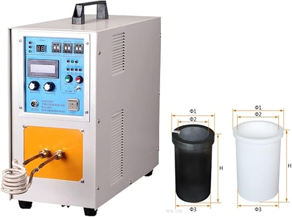 15KW High Frequency Induction Heater Furnace Quenching Melting Furnace Iron Welder Heat Treatment Forging High Frequency Furnace,DIY Tools(15kw,Type2)