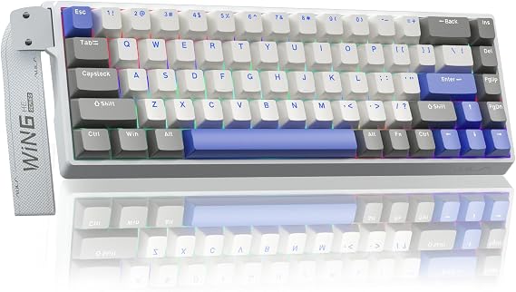 AULA WIN68 HE MAX - Hall Effect Gaming Keyboard with Magnetic Switch, Adjustable Actuation Fast Trigger Mode, 8KHz Polling Rate, RGB Backlit Wired Mechanical Gaming Keyboard 60 Percent Compact Design