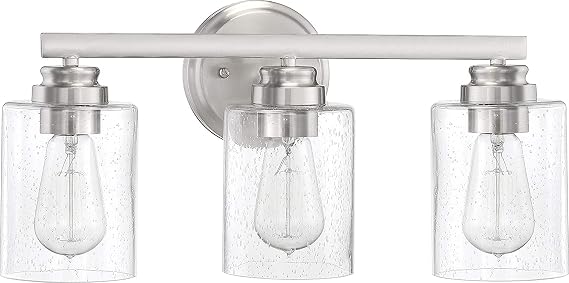 Craftmade 50503-BNK Bolden 18 3 Light Vanity | Brushed Polished Nickel