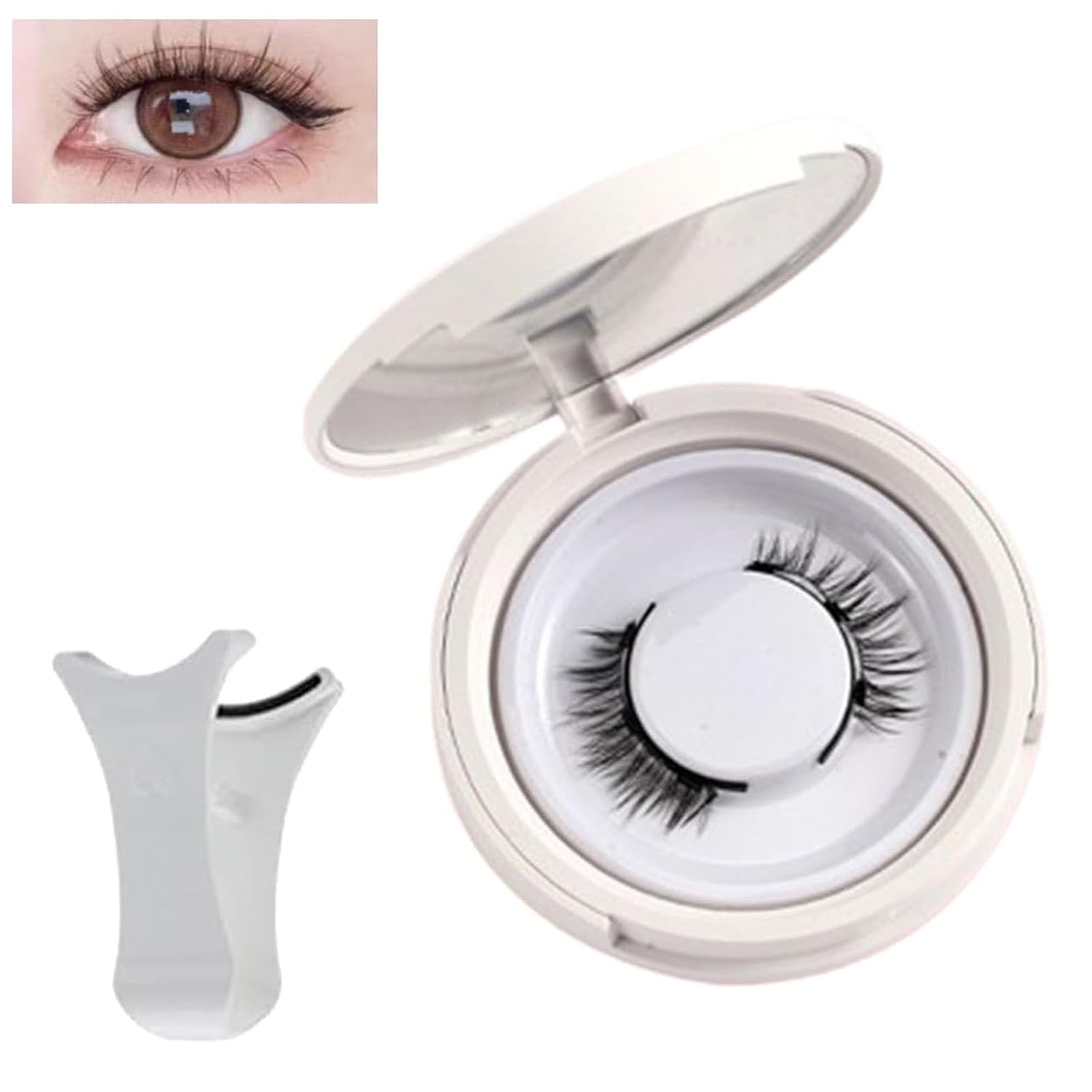 Wosado Magnetic Eyelash, Wasado Magnetic Eyelashes, 3d Effect Magnetic Eyelashes Natural Look, Reusable Soft Magnetic Lashes No Glue Or Eyeliner Needed EM04