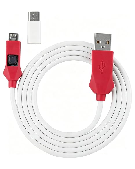 EDL Cable, 9008 Mode Mobile Phone Engineering Cable with Type C Adapter, Mobile Phone Engineering Line, PVC Deep Flash Replacement for MIUI 4S/4C/4i
