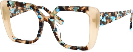 VOOGLAM Voogueme Champagne Square Glasses for Women Giuseppina