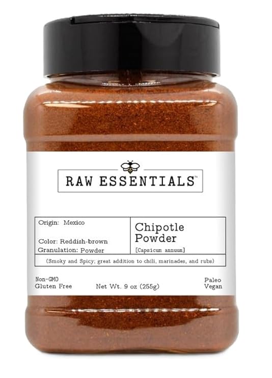 Raw Essentials Chipotle Powder, 9 Ounce Bottle