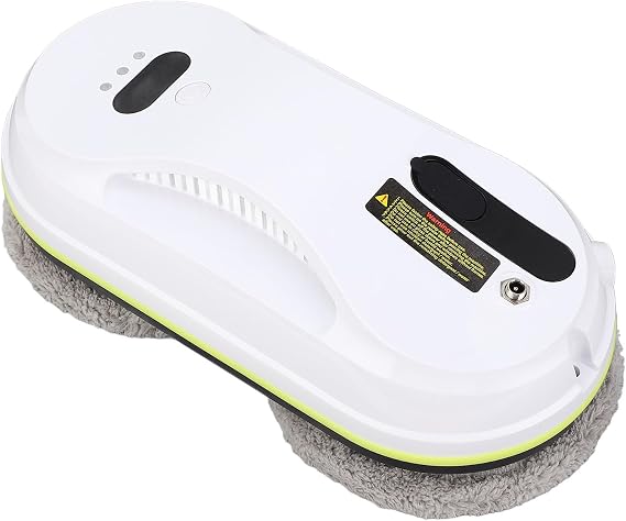 Robotic Window Cleaner Smart Glass Cleaning Robotic Full Automatic Multifunctional Water Spray Window Cleaning Robot for Tiles Class Door (US Plug)