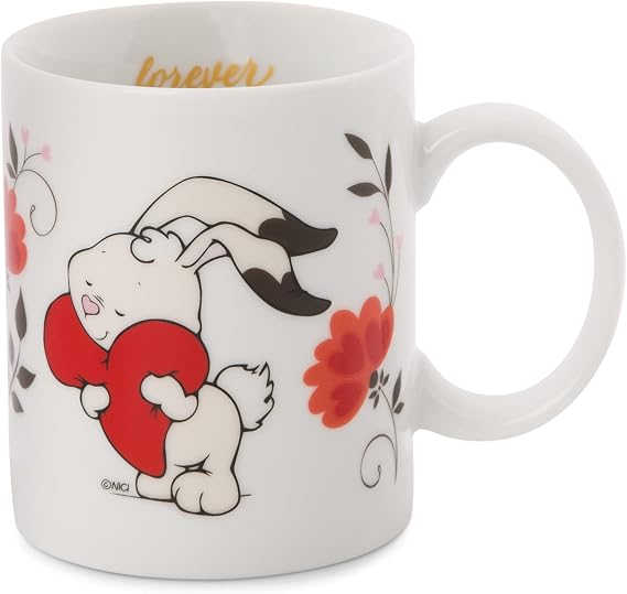 NICI Love Bunny 350 ml Porcelain Love Classic Collection 47491 White