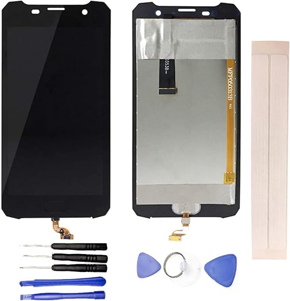LCD Display & Replacement Touch Screen Digitizer Assembly with Free Tools for ULE-Fone Armor 2 Black