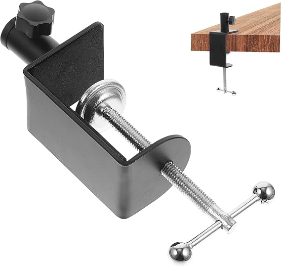 Multi Functional Table Mount Clamp with Adjustable Screws for Home