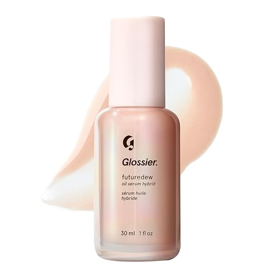 Glossier Futuredew Hydrating Primer, Highlighter & Facial Serum | Skincare-Makeup Hybrid, Dewy Sun-Kissed Glow, Nourishing Oils & Plant-Based Extracts, Up to 12-Hour Longwear, Non-Comedogenic