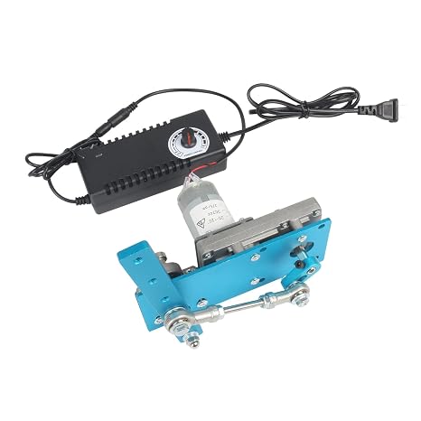 CNCTOPBAOS DC24V Reciprocating Swing Motor Linear Actuator 20-120 0-275RPM | 0-275 Times/Minute Speed Regulator,Swing Angle 20 to 120 Degrees Adjustable For DIY Creative Automatic Wobbler Rocking Motor