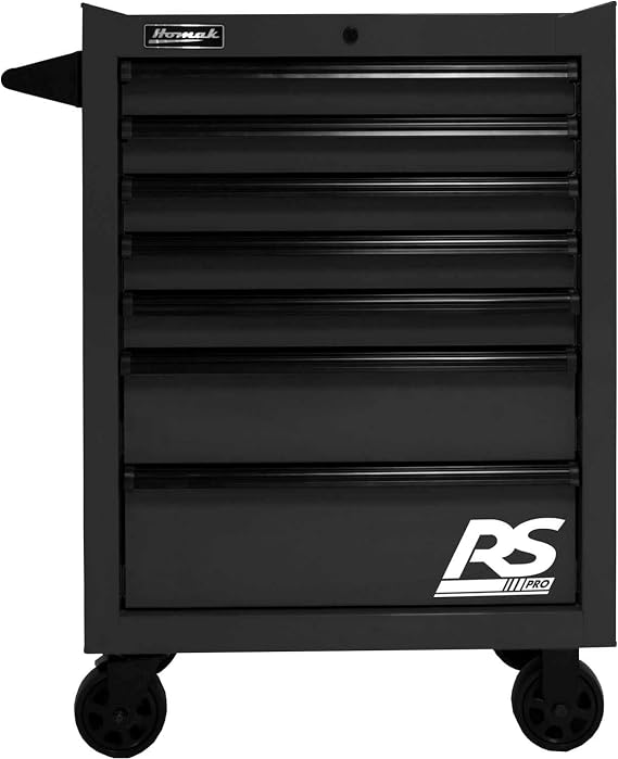 Homak RS Pro 27in. 7-Drawer Cabinet, Black, Model# BK04027770