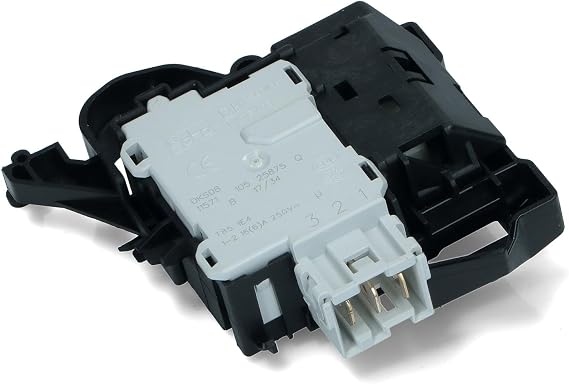 Washing Machine Door Lock Interlock Compatible with Hotpoint NSWM 743U BS UK N, NSWM743UGGUK