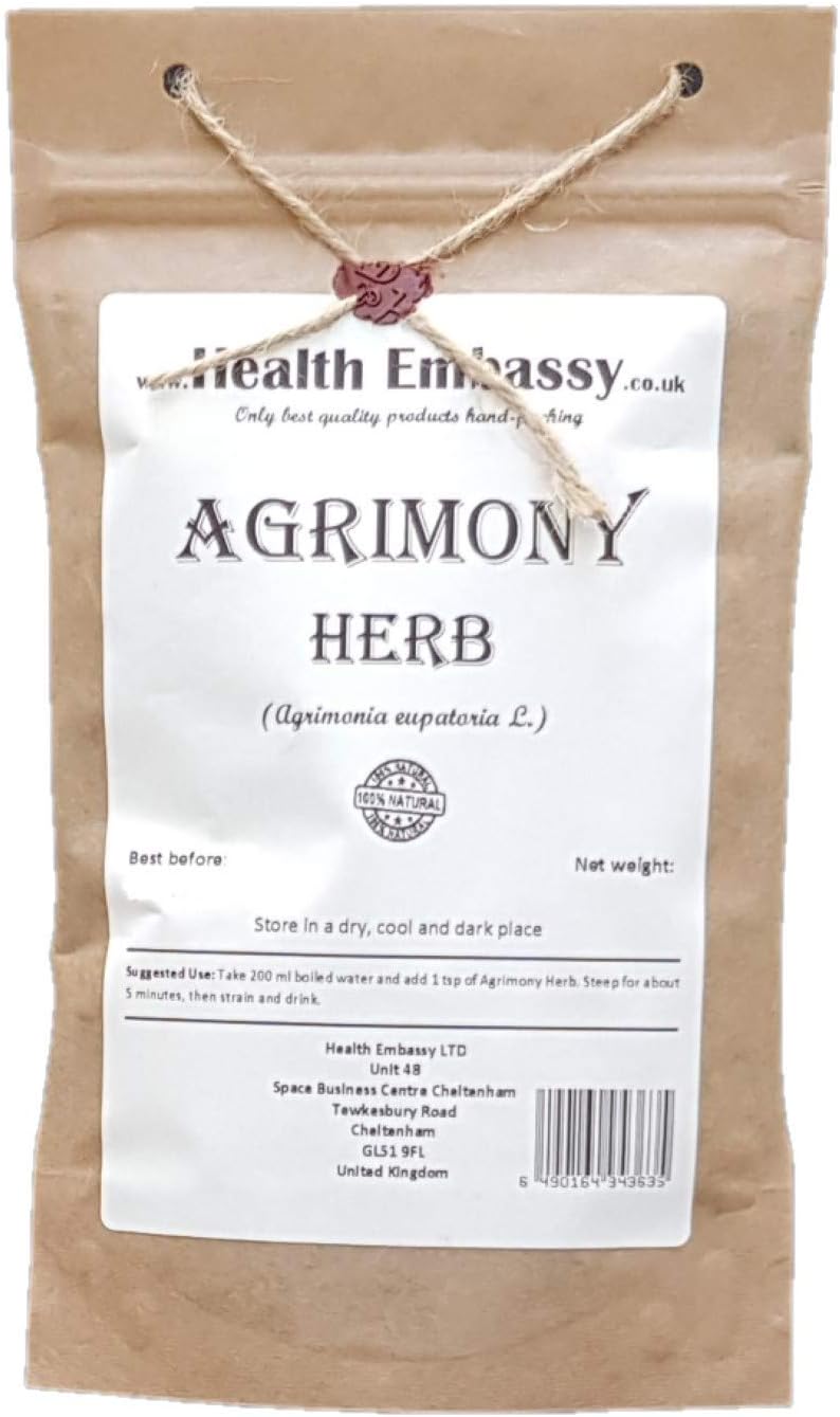 Health Embassy Agrimony Herb Agrimonia eupatoria L, 50 g