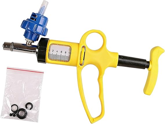 Poultry Automatic Syringes with Vaccines Bottle Livestock Continuous Injectors Pet Regulable Vaccines Injections Multipurpose Poultry Injectors