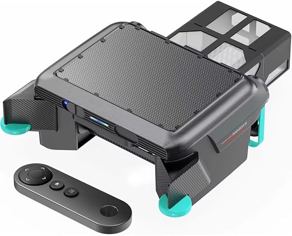 in Element Solar Pool Skimmer Robot, Cordless Automatic Pool Surface Cleaner with Remote Control, Solar & DC Charging, Smart Navigation, Large Debris Basket, Inground & Above Ground Pools