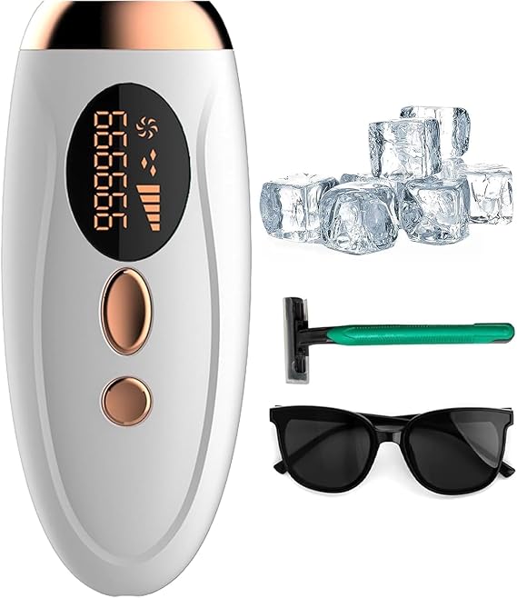 2026 Newest IPL Hair Removal Device, with 5 Energy Level,999,999 Flashes,3 Function, Laser Permanent Hair Remover Painless for Women and Men, Facial,Bikini, Body