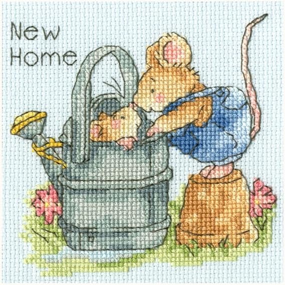 Bothy Threads Cross Stitch Greetings Card Kit - Welcome Home