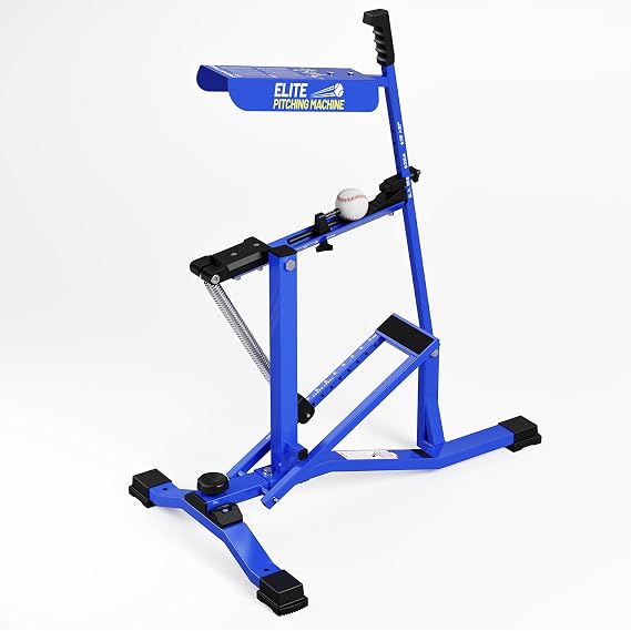 50 MPH Manual Baseball Pitching Machine - No Electricity Required
