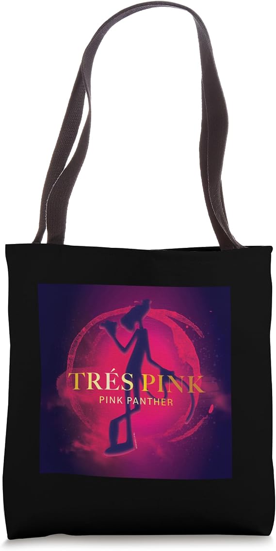 Pink Panther Tres Pink Silhouette Tote Bag