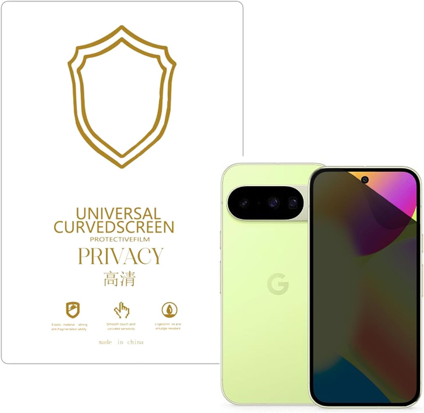 Microcase Google Pixel 10 ile Uyumlu Privacy Gizlilik Filtreli Hayalet Nano Ekran Koruyucu-EKM110