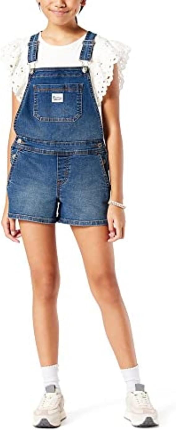 Levi Strauss Signature Gold Girls' Shortall Overalls