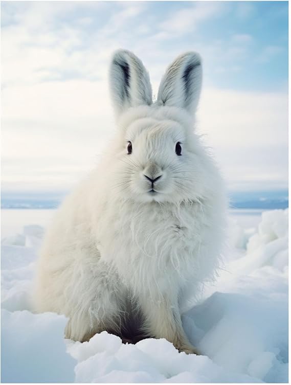 CAPITUNEISKINEPA Arctic Hare Poster Gift Cool Posters For Guys Bedroom Big Posters 18" x 24"
