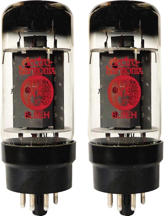Electro-Harmonix 6L6EH Power Vacuum Tube, Platinum Matched Pair