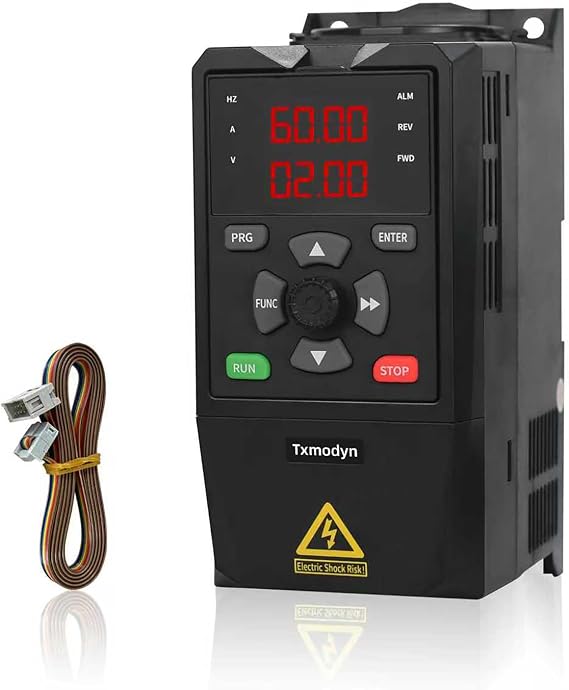 VFD 2.2kw 3hp 200-240V 1 Phase Input 3 Phase 0-400HZ Output 9A Variable Frequency Drive Inverter for Motor and Water Pump