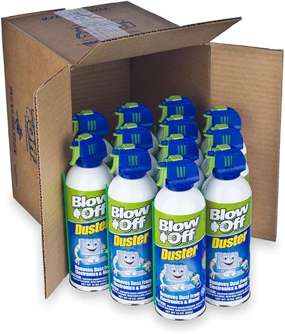 Canned Air - Duster - Ozone Safe Blow Off - 10oz Duster - Case of 12