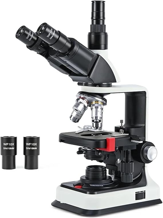 40X-2500X Trinocular Brightfield Biological Microscope With LED Laboratory Microscope