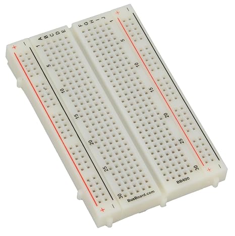 Prototype Systems 400 Point Solderless Plug-in Breadboard with 4 Power Rails