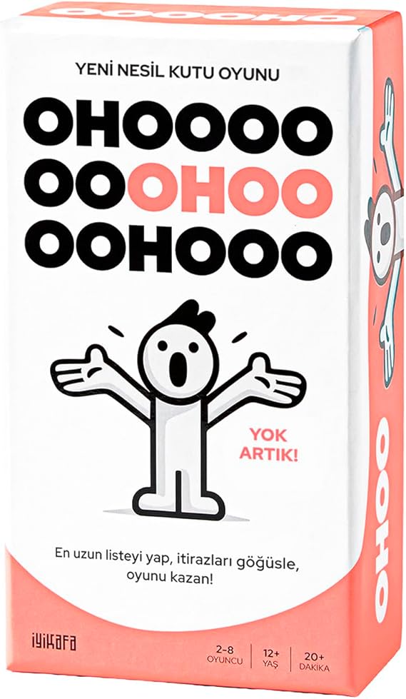 Ohoo – Listeleme Parti Kutu Oyunu | En Uzun Listeyi Yap, İkna Et, Puan Kazan | 2-8 Oyuncu 12+ Yaş | Eğlence Garantili Anlar