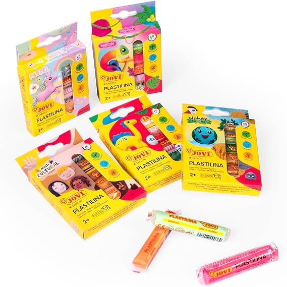 Jovi - 30 Non-Hardening Modeling Clay Bars in 30 Colors, 0.53 oz Each