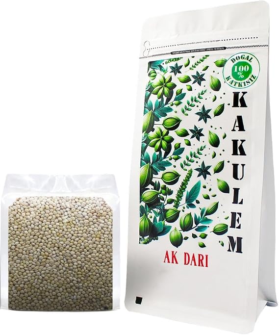SERTİFİKALI Muhabbet Kuşu Papağan Yemi Ak Darı (2 KG)