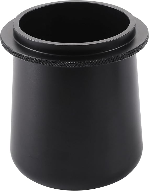 58mm Espresso Dosing Cup Compatible with Breville Rancilio, Gaggia, E61 Group Head Espresso Machine Coffee Dose Cup-Aluminum Black