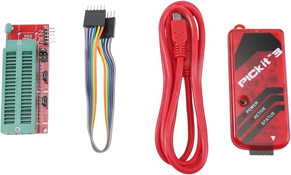 PICKIT3 Programmer + PIC 2 PIC Kit, 2/3 Programming Adapter, Universal Programmer FZ0508