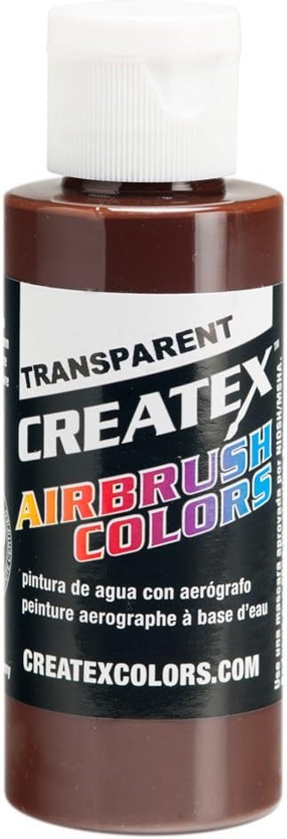 Createx Airbrush Colors transparent dark brown 4 oz.