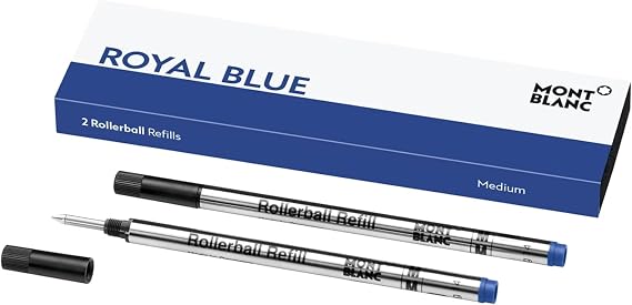 Montblanc - 2 Rollerball Refills Royal Blue M (medium)