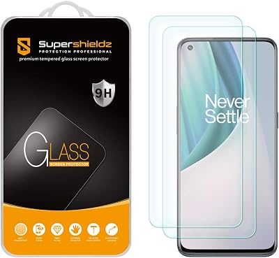 Supershieldz 2 Pack Designed for OnePlus Nord N10 5G Tempered Glass Screen Protector, Anti Scratch, Bubble Free