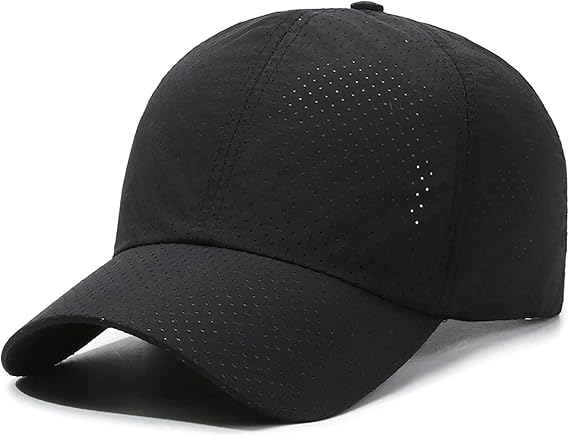 LIMHOO Quick-Dry Mesh Baseball Cap Lightweight Breathable Running Cap