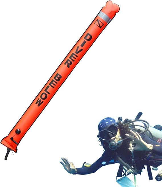 Deep-Sea Diving Marker Buoy High Visibility Portable Foldable Inflatable