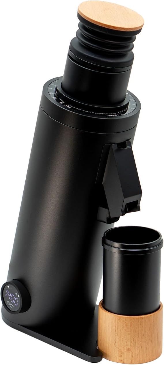 MiiCoffee DF64V Gen 3 Variable Speed Single Dose Coffee Grinder (Black)