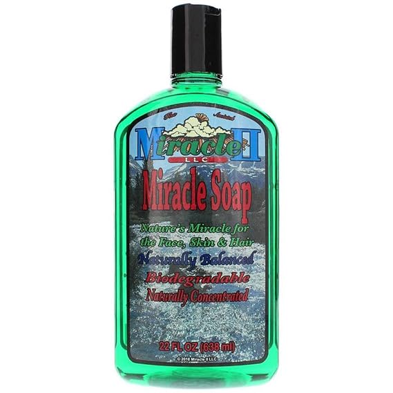 Miracle II Regular Soap 22 Oz (Miracle 2) | Multi-Purpose Liquid Green Soap, Cleaning Agent & Degreaser, Deodorizer, Naturally Concentrated, Biodegradable