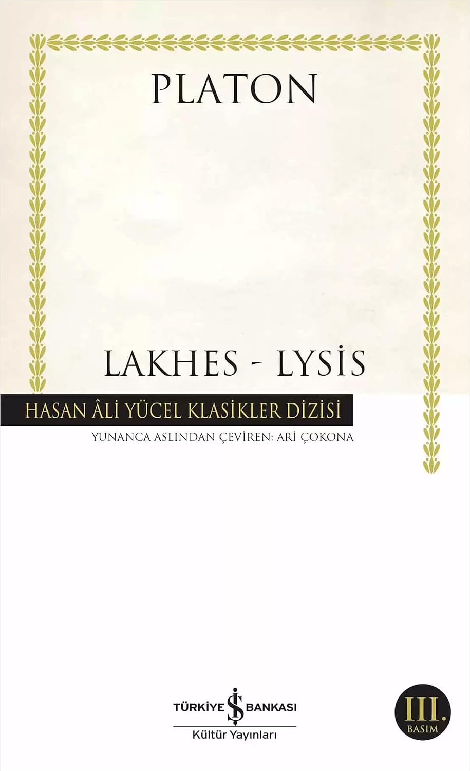 LAKHES - LYSİS Kağıt Kapak – 27 Eylül 2022