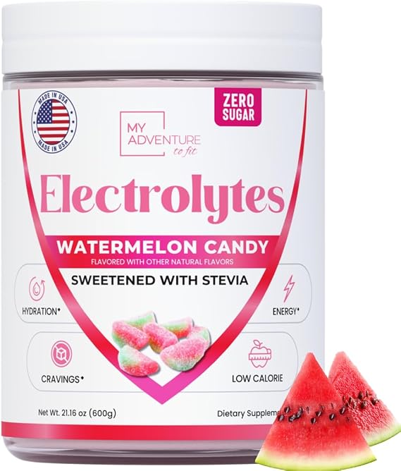 Electrolytes Bulk Powder Watermelon Candy Sugar Free 120 Servings