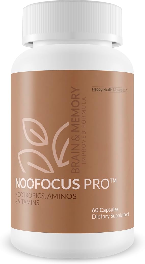 Memory Supplement - Brain & Memory Noofocus Pro - Our Best Brain Focus and Memory Supplements - Brain Supplements for Memory and Focus Nootropics - Memory Improvement Supplements - Memory Supplements