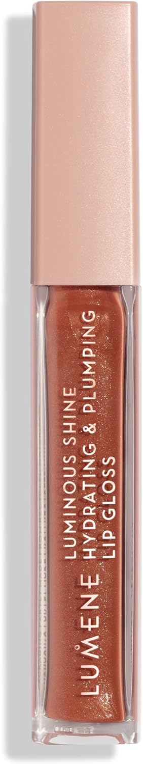 LUMENE Luminous Shine Hydrating & Plumping Lip Gloss Moisturizing & Plumping Lip Gloss 08 Sunset Glow