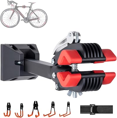 Bike Repair Stand Workstand, Foldable Bike Repair Holder, Quick Detachable Road Bike Stand Clamp Bicycle Maintenance Rack